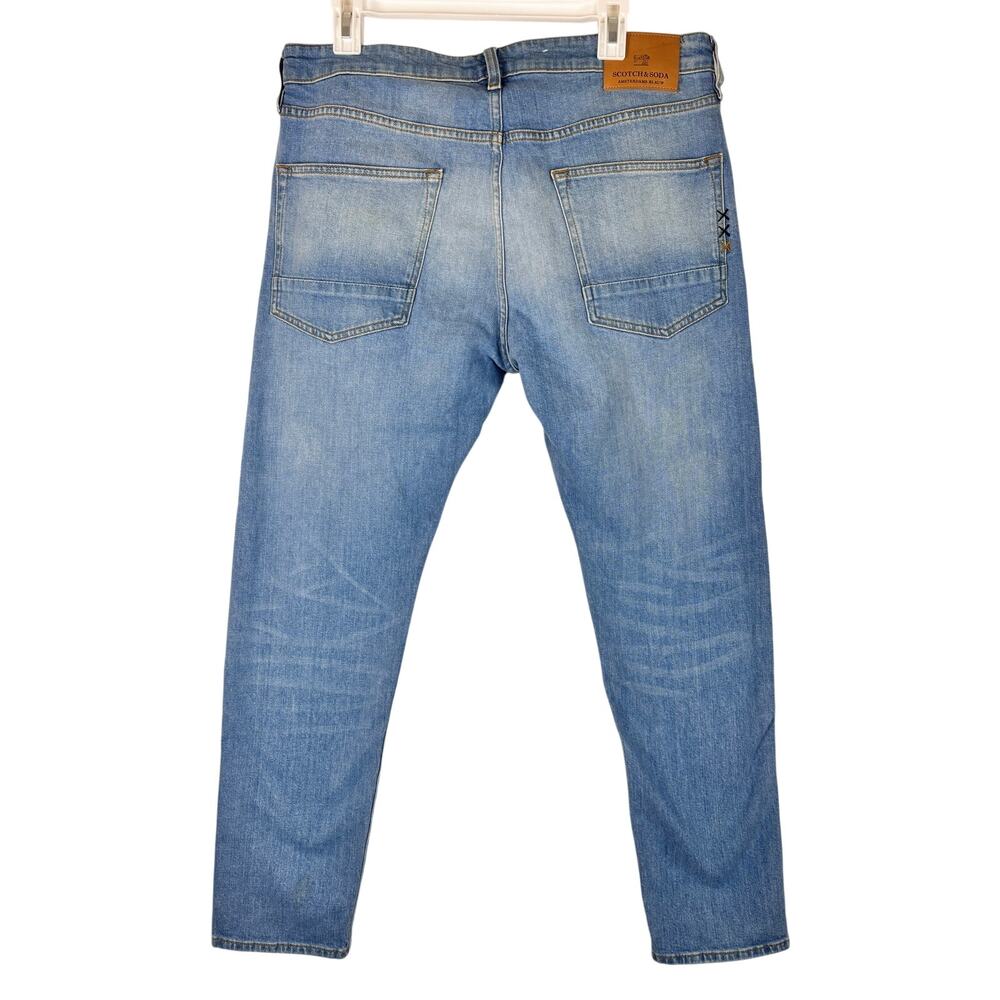 Scotch & Soda Ralston Jeans Men’s 36x32 Light Straight Button Fly Denim NWOT - Picture 2 of 6